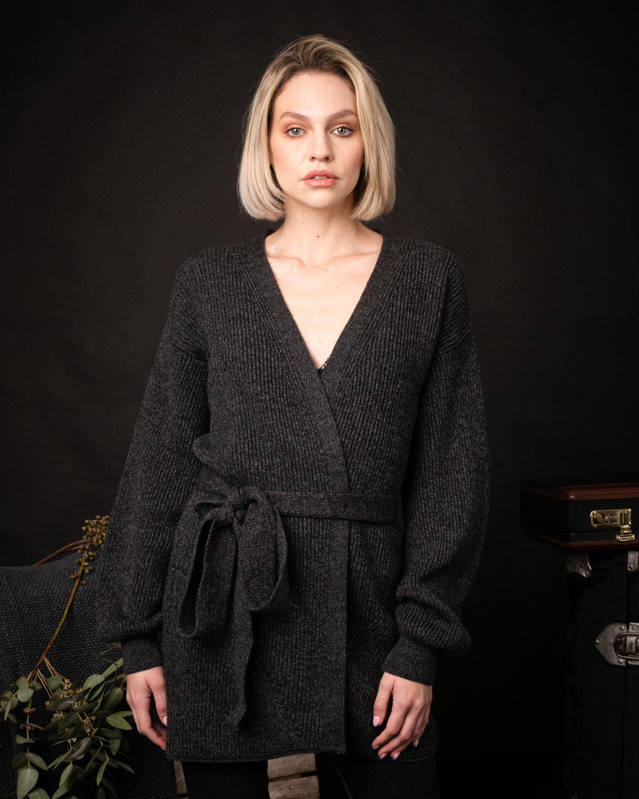 Cardigan Rimini / Gris topo