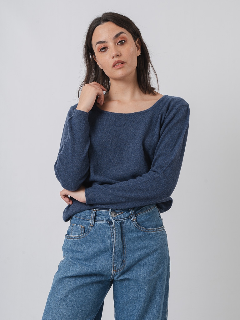Sweater Phoenix / Azul Petr&oacute;leo